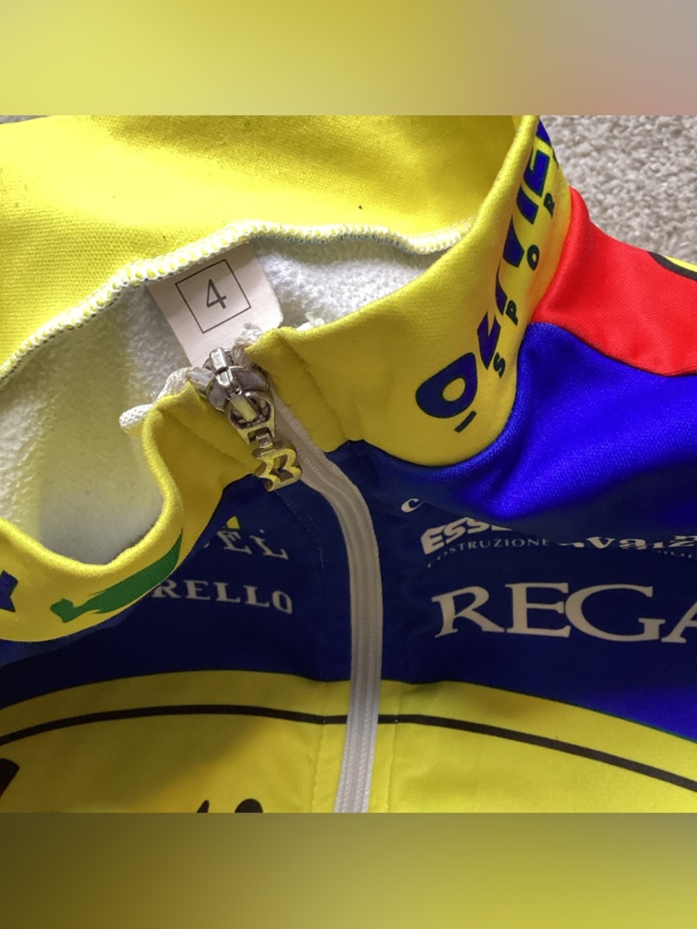 Cantina Tollo Alexia Alluminio Cycling Jersey 90’s Long Sleeve Large Jacket - Picture 7 of 7